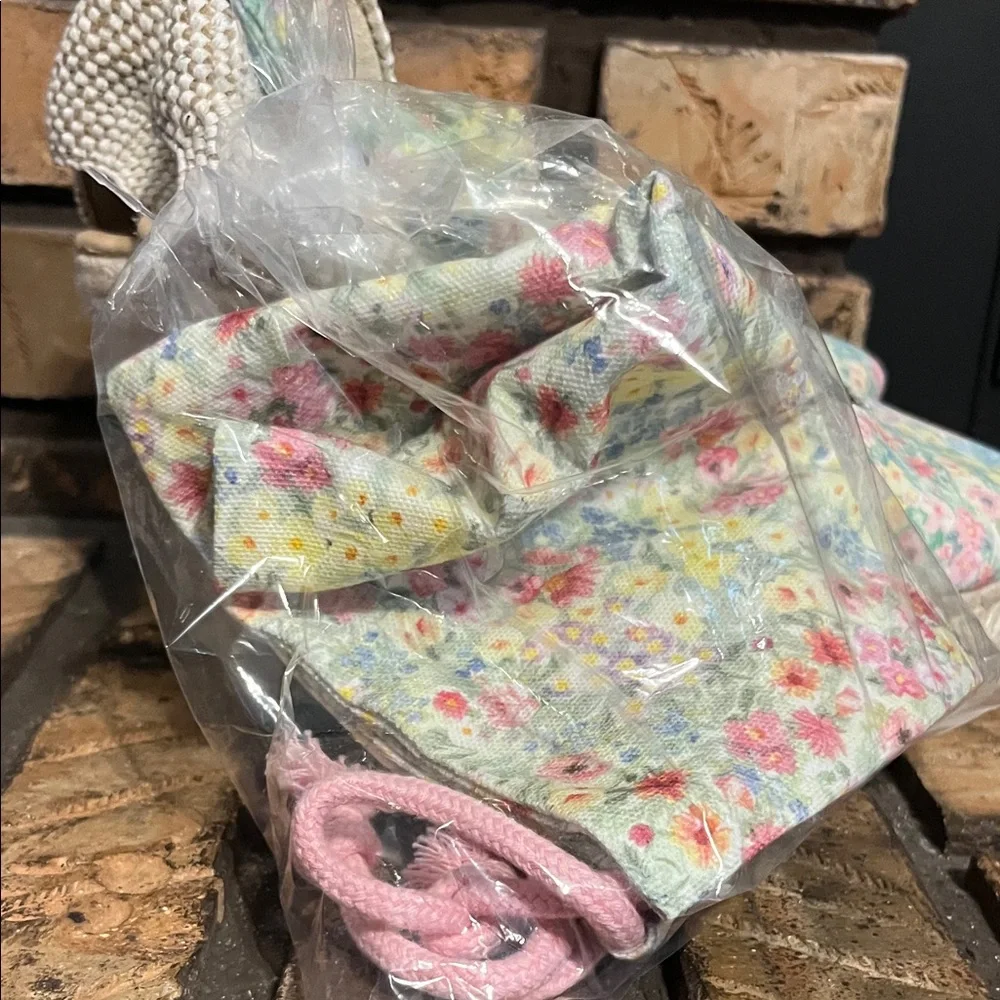 Loveshackfancy x Manebi Ankle-Tie Floral Suede Platform Espadrilles NWOT Size 40